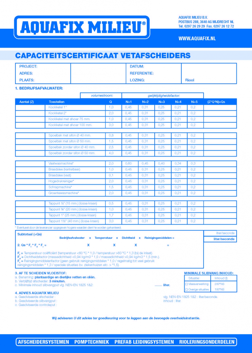 capaciteitsberekening-vetafscheiders-en1825